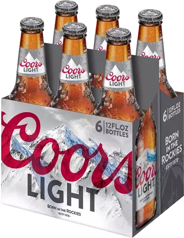 COORS LIGHT NR (6 Pack) 12 OZ