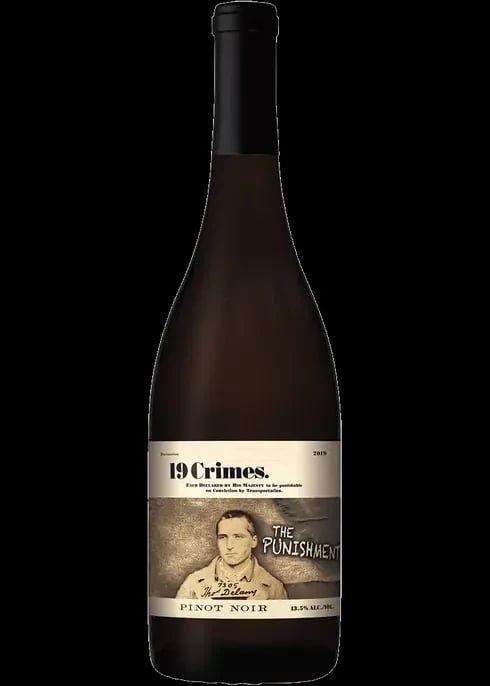 19 CRIMES THE PUNISHMENT PINOT NOIR 750 ML