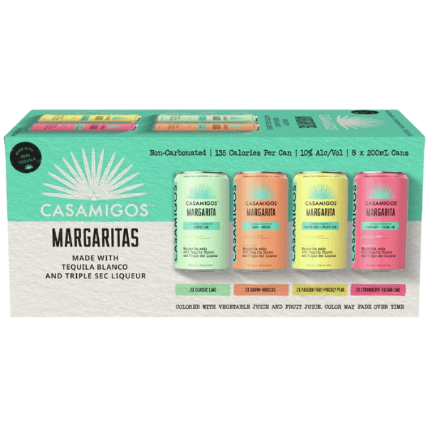 CASAMIGOS MARGARITAS VARIETY 8 PACK CAN 200 ML