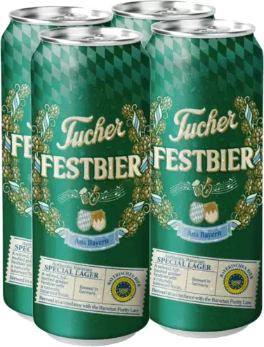 TUCHER FESTBIER 6/4 CANS 16 OZ