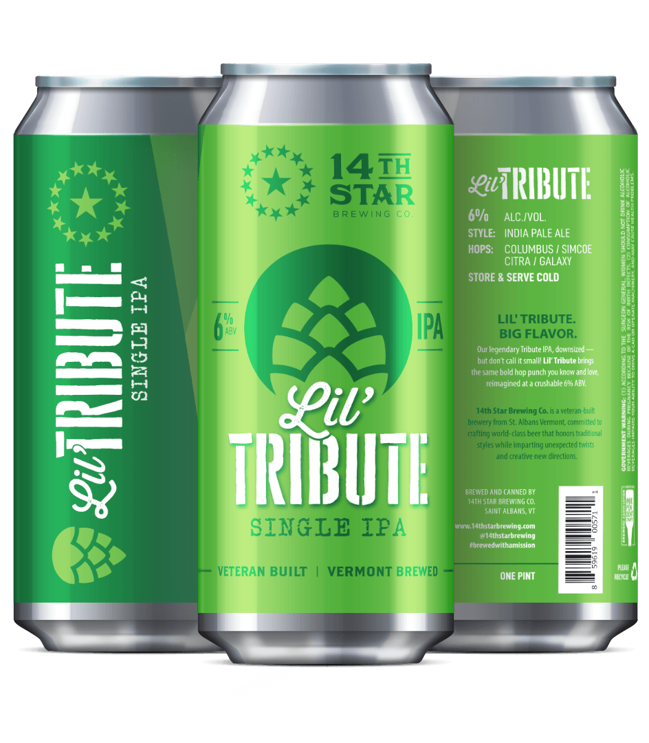 14 STAR TRIBUTE 4 PACK CAN 16 OZ