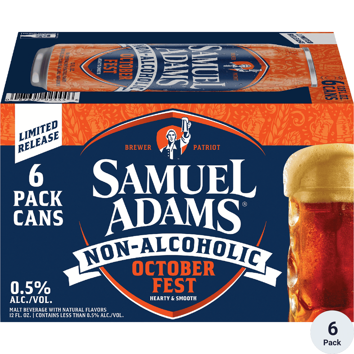 SAM ADAMS OCTOBERFEST 4/6 NR 12 OZ