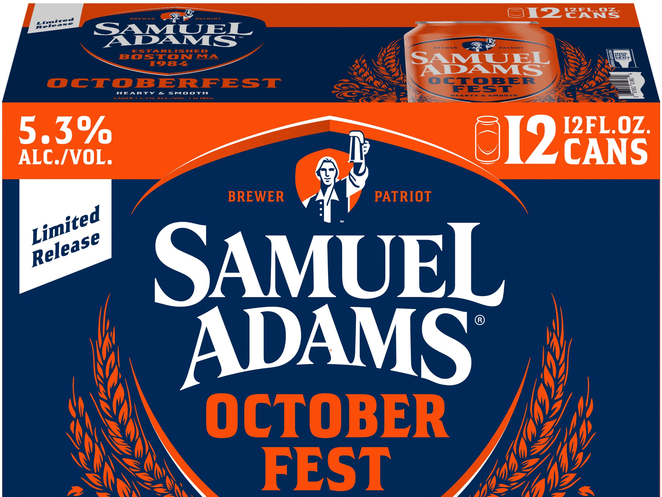 SAM ADAMS OCTOBERFEST 12 PK CAN 12 OZ