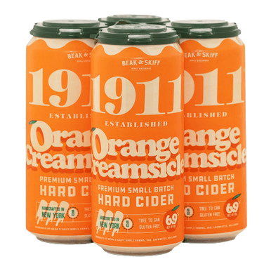 1911 CIDER ORANGE DREAMSICLE 4 PACK CANS 16 OZ