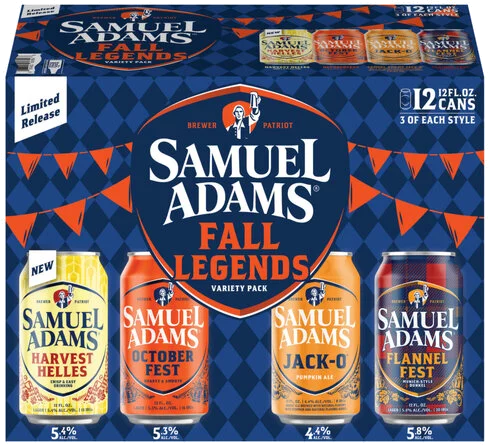 SAM ADAMS FALL VARIETY 12PK CANS 12 OZ