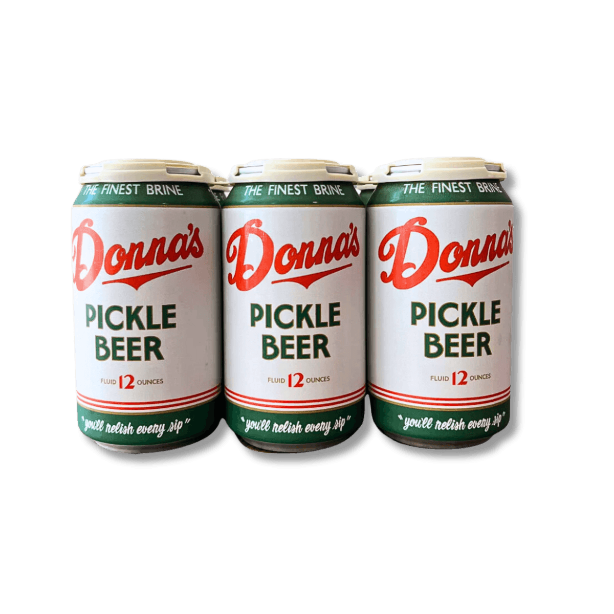 DONNA'S PICKLE BEER 6PK CANS 16 OZ